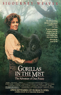 Gorillas in the Mist video dvd movie