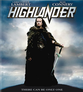 Highlander movie video dvd