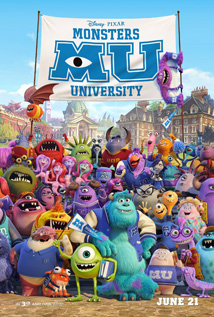Monsters University video dvd movie