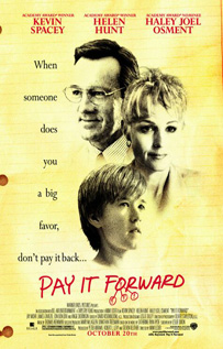 Pay it forward movie video dvd