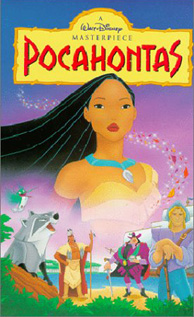Pocahontas dvd video movie