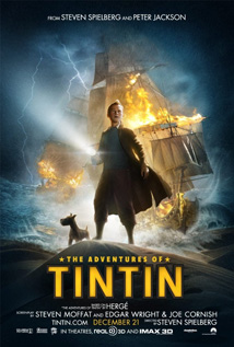 The Adventures of Tintin movie dvd video
