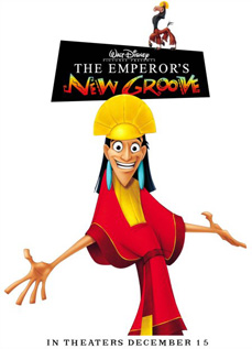 The Emperor's New Groove movie video dvd