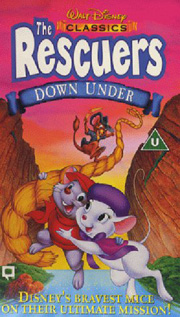 The Rescuers Down Under movie dvd video