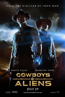 Cowboys & Aliens dvd video